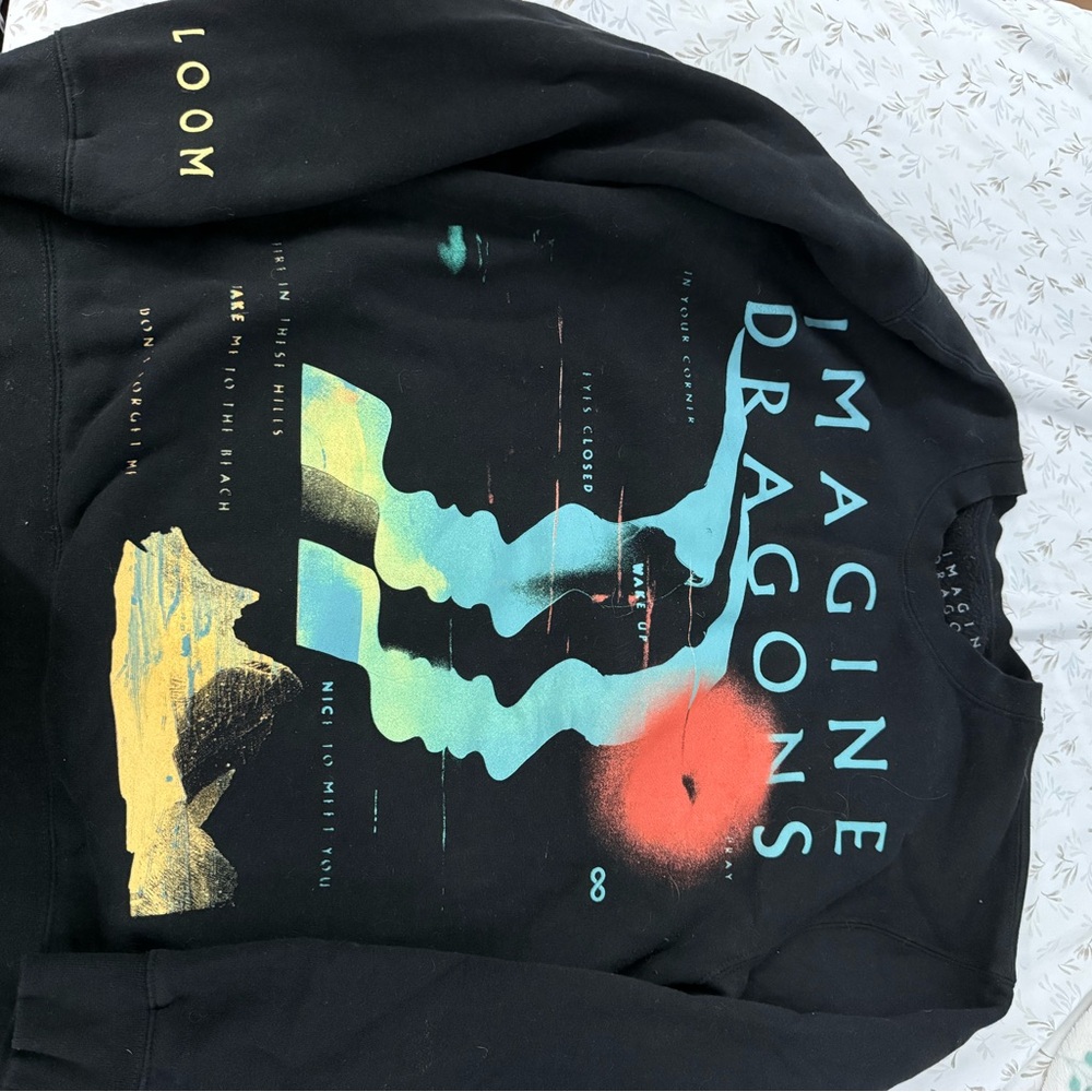 Imagine Dragons Black Graphic Sweatshirt
